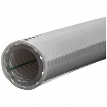 GRAINGER APPROVED Polyester Braid Reinforced PVC Tubing, 784LW5