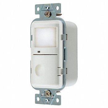 HUBBELL WIRING DEVICE-KELLEMS Occupancy Sensor PIR 1200 sq ft White, 29RX25