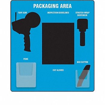 GRAINGER APPROVED Shadow Board, 803HF0