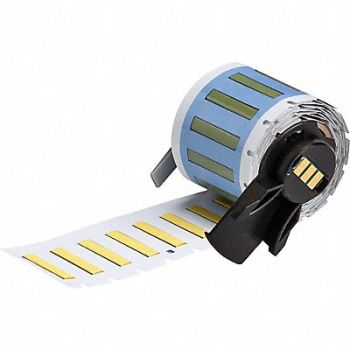 BRADY Sleeve Polyvinylidene Yellow 1 W, 803UE2