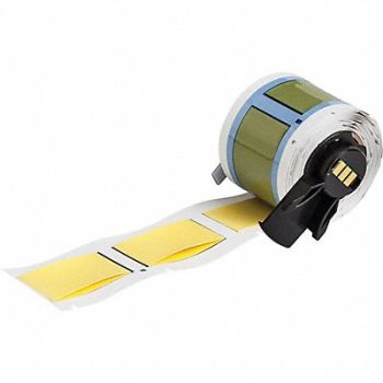 BRADY Sleeve Polyvinylidene Yellow 1 W, 803UE4