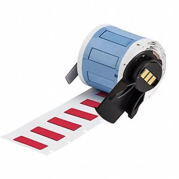 BRADY Sleeve 1 in W 21/64 in H Die-cut, 803N30