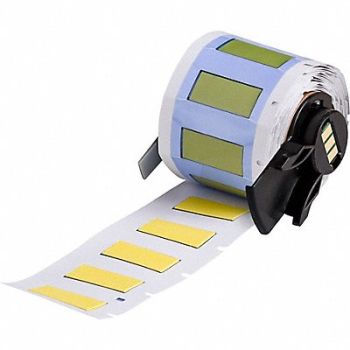 BRADY Sleeve Polyvinylidene Yellow 1 W, 803UF5