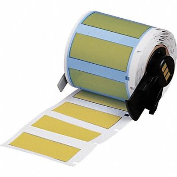 BRADY Sleeve Polyvinylidene Yellow 1 3/4 W, 803UF6