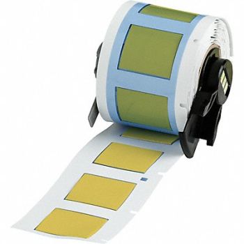 BRADY Sleeve Polyvinylidene Yellow 1 W, 803UF9