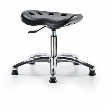 BLUE RIDGE ERGONOMICS Tractor Stool 300 lb Cap. Black, 797PV7