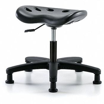 BLUE RIDGE ERGONOMICS Tractor Stool 300 lb Cap. Black, 797PW1