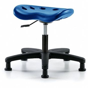 BLUE RIDGE ERGONOMICS Tractor Stool 300 lb Cap. Blue, 797PW2