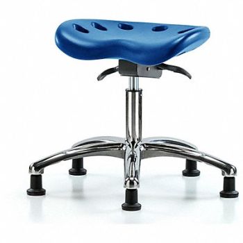 BLUE RIDGE ERGONOMICS Tractor Stool 300 lb Cap. Blue, 797PW6