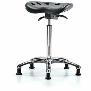 BLUE RIDGE ERGONOMICS Tractor Stool 300 lb Cap. Black, 797PX3