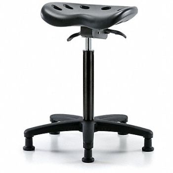 BLUE RIDGE ERGONOMICS Tractor Stool 300 lb Cap. Black, 797PX9