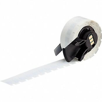 BRADY Label 1/4 in W White, 803PC5