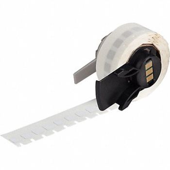 BRADY Label 1/4 in W White, 803MZ1