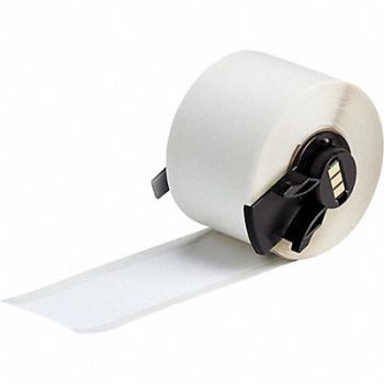 BRADY Label 1 19/64 in W Indoor White, 803NV2