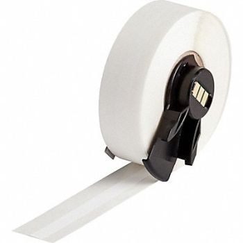 BRADY Label 1/4 in W Indoor White, 803NV5