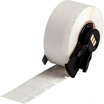 BRADY Label 1/2 in W Clear, 803NW1