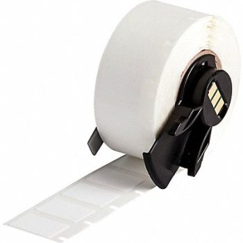 BRADY Label 1/2 in W White, 803PD0