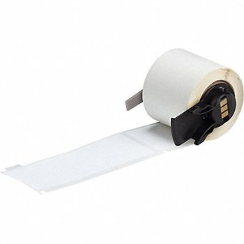 BRADY Label 1 1/2 in W White, 803PP8