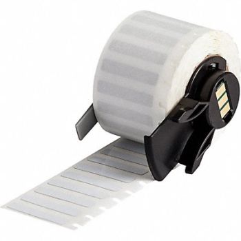 BRADY Label 1 in W White, 803PD3