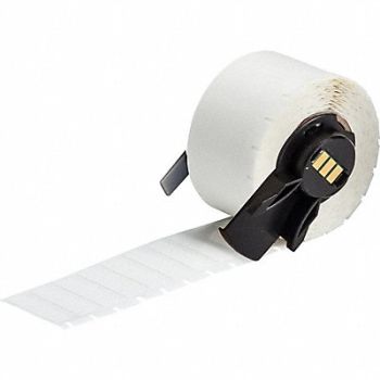 BRADY Label 1 in W White, 803PD4