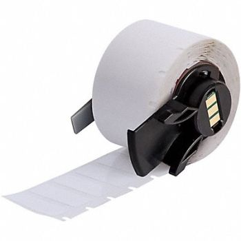 BRADY Label 1 in W White, 803ND4