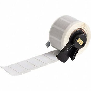 BRADY Label 1 in W White, 803N09