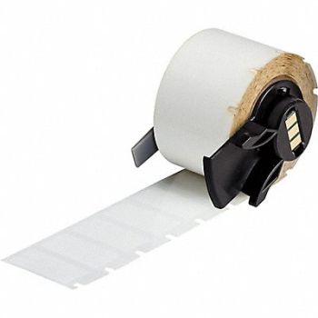 BRADY Label 1 in W White, 803NX1