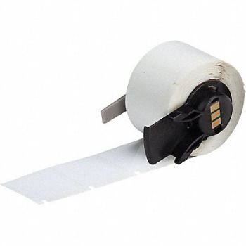 BRADY Label 1 in W White, 803PE5