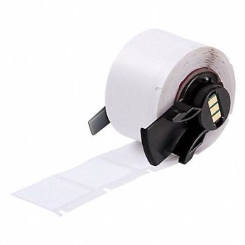 BRADY Label 1 in W White, 803NG4