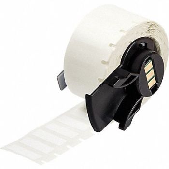 BRADY Label 1 in W White, 803PF1