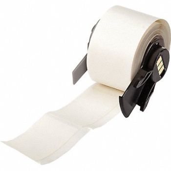 BRADY Label 1 in W White, 803PF2
