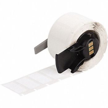 BRADY Label 1 in W White, 803N81