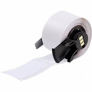 BRADY Label 1 in W White, 803NF9