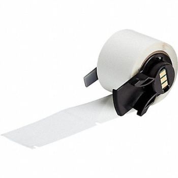 BRADY Label 1 in W White, 803NY0