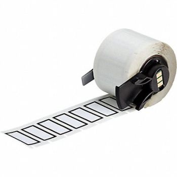 BRADY Label 1 1/8 in W White, 803NZ9