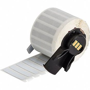 BRADY Label 1 1/4 in W White, 803N15