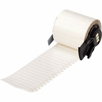BRADY Label 1 1/2 in W White, 803PF8