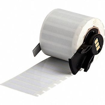 BRADY Label 1 1/2 in W White, 803MY8
