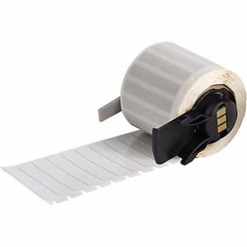 BRADY Label 1 1/2 in W White, 803N14