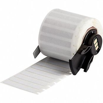BRADY Label 1 1/2 in W White, 803N13