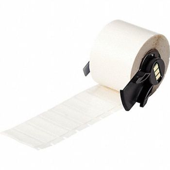 BRADY Label 1 1/2 in W White, 803PG4