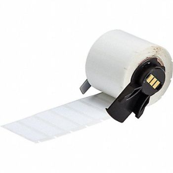 BRADY Label 1 1/2 in W White, 803PG7