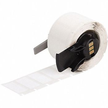 BRADY Label 1 1/2 in W White, 803N88