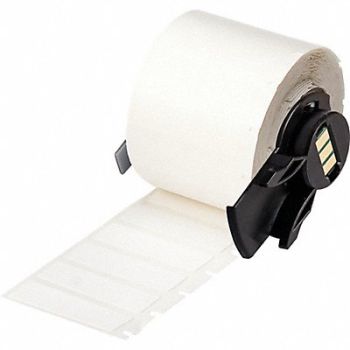 BRADY Label 1/2 in W White, 803PG8