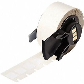 BRADY Label 3/8 in W White, 803PG9