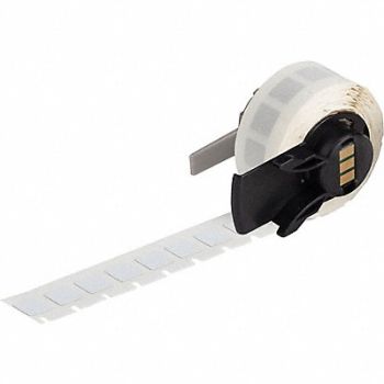 BRADY Label 3/8 in W White, 803MZ6