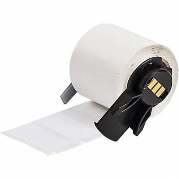 BRADY Label 1 1/2 in W White, 803N85