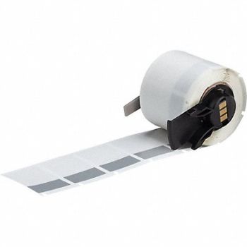 BRADY Label 1 in W Clear Gray, 803P27