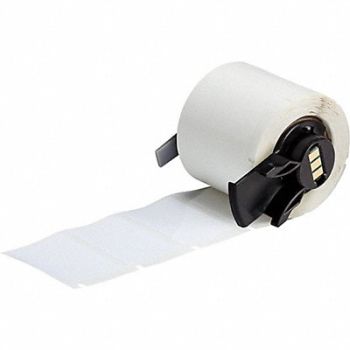 BRADY Label 1 1/2 in W White, 803N92