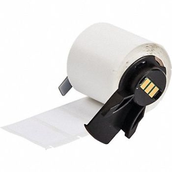 BRADY Label 1 1/2 in W White, 803PH6